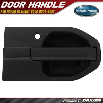 Manija de puerta exterior negra con textura del conductor delantero para Honda Element 2003 2004-2007 Foto 1 de 4