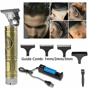 Elektrische Haarschneidemaschine Vintage T9 Haarschneidemaschine Haar Wiederaufladbar Mann Rasierer - Bild 1 von 19