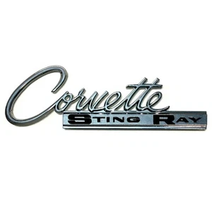 C2 Corvette Metal Magnet Emblem Art Size: 6" x 2" Tool Box 63 - 65 PhotoSteel - Picture 1 of 6