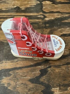 Melissa & Doug Wooden Lacing Shoe - Picture 1 of 5