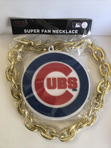 MLB 3D Foam Super Fan Chain Necklace Chicago Cubs Cover