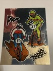 RARE VINTAGE BMX RACING BICYCLE MONGOOSE REDLINE VENDING MACHINE BJ STICKER #2