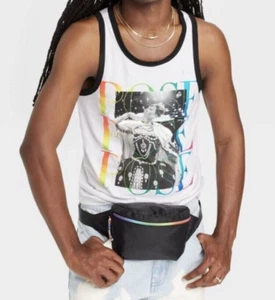 His or Hers Pose FX Erwachsene Stolz weiß Tank Top Shirt Baumwolle/Poly Grafik T-Shirt R2 - Bild 1 von 4