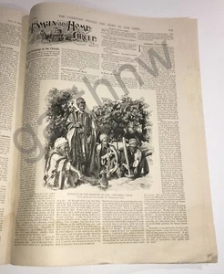 COFFEE DRINKING at GAZA 1893 ART & RITUAL +US NATIONAL TREASURY SILVER PICTORIAL - Picture 1 of 2