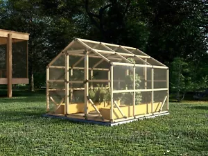 ECO Holz Gewächshaus Garten Treibhaus Tomatenhaus Holzhaus Pflanzhaus - Bild 1 von 31