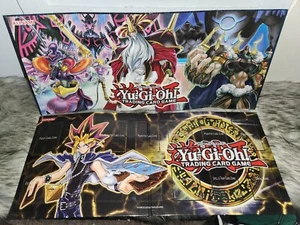 VINTAGE 2 Yu-Gi-Oh Trading Card Game Play Mats 1996 Kazuki Takahashi Shonen Jump - Picture 1 of 11