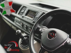 CUBIERTA DEL VOLANTE IVECO STRALIS 02+- CUERO NEGRO | PUNTO GRIS - Imagen 1 de 9