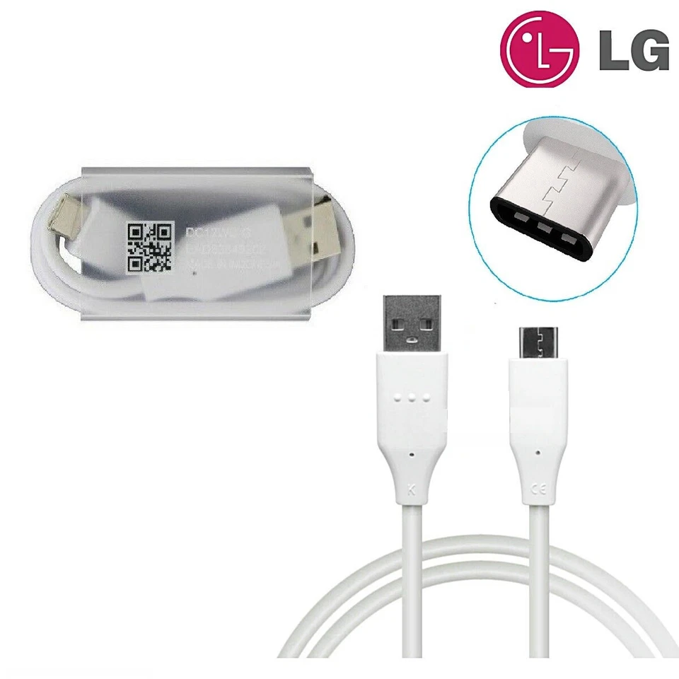 Genuine Original LG G5 G6 G7 USB 3.1 Type C USB Charger Cable Samsung Huawei UK - Image 1 of 2