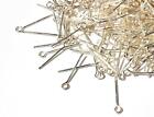 Lot (800) 16mm vintage silver tone jewelry chandelier loop head connector pins