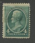 1883 US Stamp #211 4c Mint Hinged F/VF Original Gum Catalogue Value $225