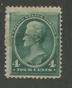 1883 US Stamp #211 4c Mint Hinged F/VF Original Gum Catalogue Value $225 - Picture 1 of 1