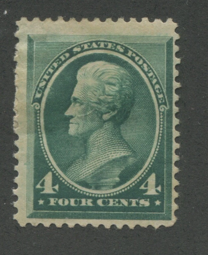 1883 US Stamp #211 4c Mint Hinged F/VF Original Gum Catalogue Value $225 - Image 1 of 1