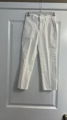 ‌‌Pantalones de vestir blancos Tommy Hilfiger THFlex para niños 8 pantalones Foto 1 de 4