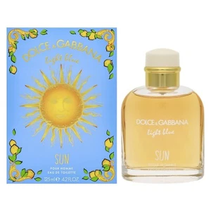 Light Blue Sun Pour Homme by Dolce & Gabbana 4.2 Fl oz EDT Spray for Men - Picture 1 of 2
