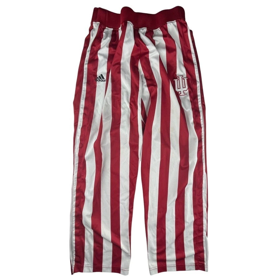 Calça Adidas Indiana University IU listra doce juvenil grande Snap Tearaway - Imagem 1 de 4