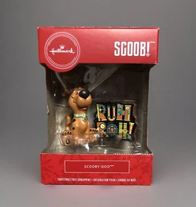 NEU Hallmark SCOOBY DOO "RUH ROH" Scoob! Film Harz Christbaumschmuck - Bild 1 von 4