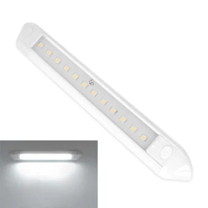 12V 10" RV LED Awning Light Trailer Boat Exterior Garden Porch Annex Strip Lamp - Picture 1 of 16