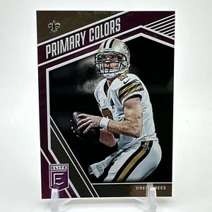 2019 Panini Donruss Elite - Drew Brees /75 Purple Primary Colors Saints - Picture 1 of 2