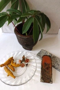 Herbal Blackhead Acne Medical Treatment Cream Free Stone Plate Hela Osu Recipe - Picture 1 of 4