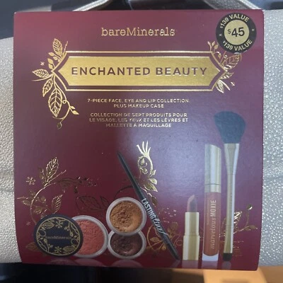 BareMinerals Enchanted Beauty 7 шт. набор для глаз и губ новый в коробке - Изображение 1 из 2