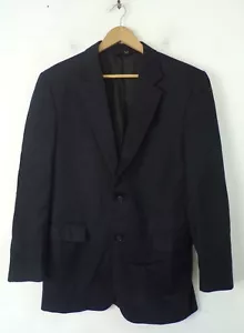 JOS A BANK Herren 42 L 100% Wolle Schwarz Blazer Sport Mantel Jacke - Bild 1 von 7