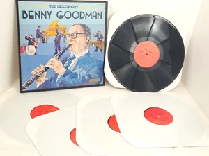 The Legendary Benny Goodman 5-LP Box Set Vinyl Records 1981 CBS Album P5 15536 - Foto 1 di 21