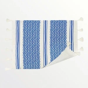 NWT! Disney Parks - Mickey Mouse - Throw Plaid Manta Blanket - Blue - Picture 1 of 2