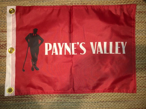 TIGER WOODS TGR DESIGN PAYNE’S VALLEY BRANSON GOLF COURSE PGA TOUR GOLF PIN FLAG Cover