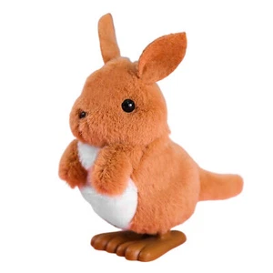 Wind-up Toy Plush Toy Entertainment Plush Bunny Clockwork Baby Puzzle Toy Brown - Picture 1 of 10