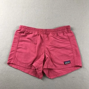 Patagonia Shorts Girls Large Pink Nylon Elastic Waist Drawstring Lightweight - Picture 1 of 10