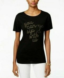 Guess Martini Graphic T-Shirt~Black~Medium~M~NWT~Clearance Sale!!!! - Picture 1 of 1