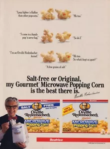 1985 Orville Redenbachers Popcornkern 1-seitige MAGAZINANZEIGE - Bild 1 von 1