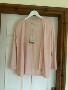 Womens Blush Cardigan with Silk Trim from Monsoon Size Small New with Tags - Picture 1 of 5