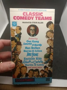 "CLASSIC COMEDY TEAMS" VHS VIDEO, Funny, 1986 Documentary Hosted by Steve Allen - Imagen 1 de 4