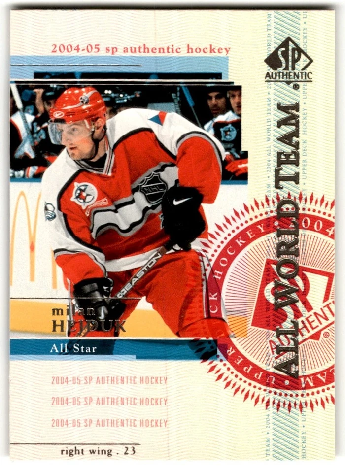 Milan Hejduk 2004-05 SP Authentic AWT #109 Colorado Avalanche - Image 1 of 2