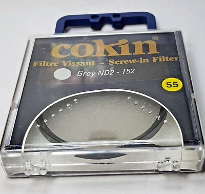 55mm Genuine Cokin ND2 ND 2 Lens filter 55 mm Neutral Density ND2X ND 2X France - Image 1 of 4