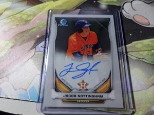 2014 Bowman Chrome Prospect Auto Jacob Nottingham #BCAP-JN Auto - Picture 1 of 1