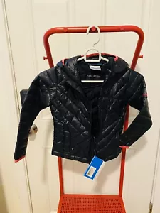 Columbia Kids Girl's Powder Lite Puffer Hooded Jacket Kids Size 4/5 - Picture 1 of 5