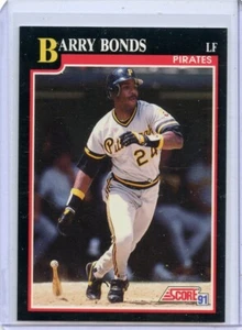 1991 Score Barry Bonds Pittsburgh Pirates #330 ⭐️💥🎯 MINT - Picture 1 of 2