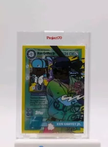 2021 Topps Project 70 Ken Griffey Jr #702 Pokemon / 1996 Topps Design by Ermsy - Picture 1 of 2