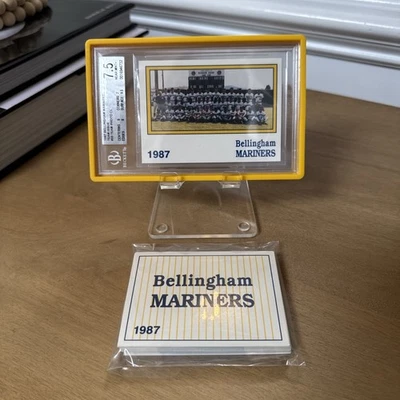 Tarjeta de lista de verificación foto del equipo Bellingham Mariners 1987 edición 33 Ken Griffey Jr  Foto 1 de 4