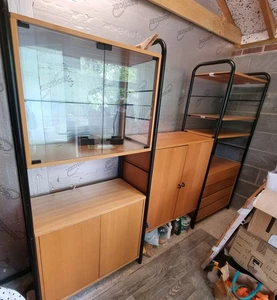 Ikea Niklas Vintage Shelving Units/Cupboards, Beechwood, Adjustable - Picture 1 of 14