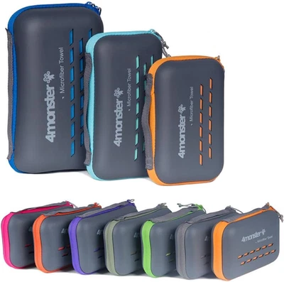 Toallas de camping súper absorbentes, toalla de viaje de microfibra de secado rápido, secado rápido U Foto 1 de 4