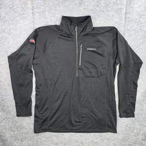 Patagonia R1 Jersey Para Hombres 2XL Polartec Power Dry Grid Vellón 1/2 Cremallera Parche ATI - Imagen 1 de 12