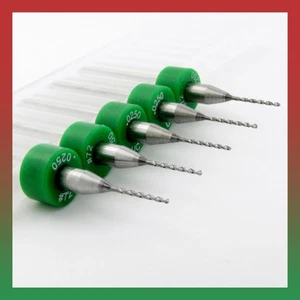 Broca de carburo sólido #72 0,025" 5 PIEZAS vástago de carburo premium 1/8 R/S - Imagen 1 de 4