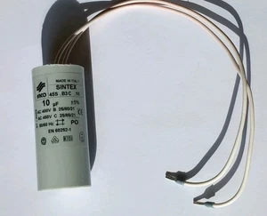 🫠👍 Inco Sintex Anlaufkondensator 10,0 uF - 450V 30 x 70 mm Kondensator - Bild 1 von 6