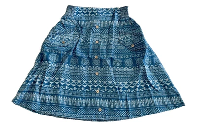 Falda vaquera de algodón azul Bebe talla XS/TP NUEVA CON ETIQUETAS $79 venta al por menor Foto 1 de 4