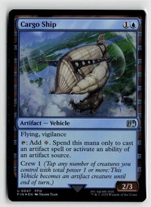Lámina de barco de carga Final Fantasy Magic The Gathering x1 casi nueva - Imagen 1 de 2
