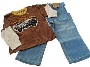 Boys Shirt & Jean Set Size 2T Old Navy New - Picture 1 of 3