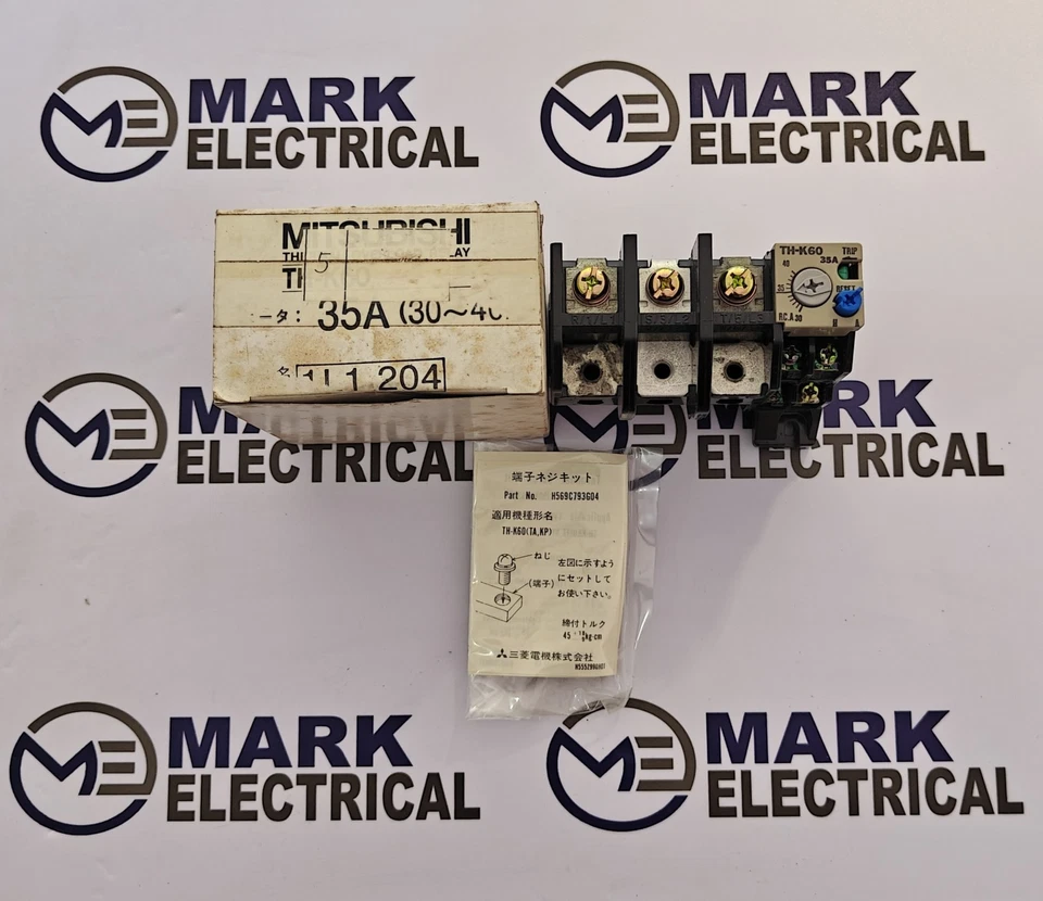 MITSUBISHI ELECTRIC TH-K60 THERMAL OVERLOAD RELAY RANGE 30-40A FAST SHIPPING - Image 1 of 4